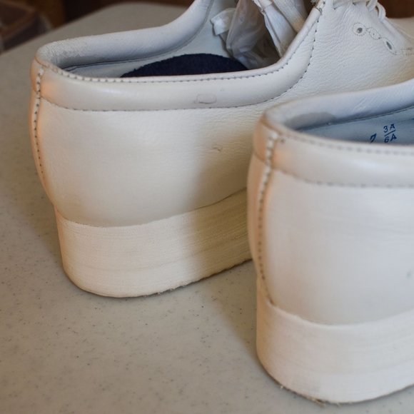 PW Minor Extra Depth Womens White Walking Shoes Size 7 3A/6A Orthopedic Diabetic - Picture 7 of 12